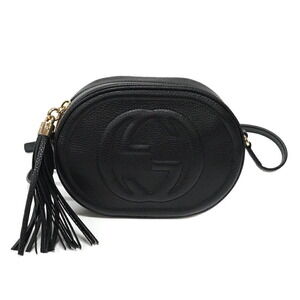 Gucci Soho Interlocking GG Tassel Black